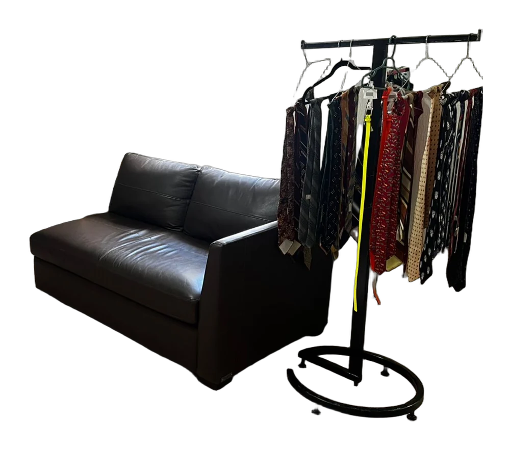 Loveseat de piel
