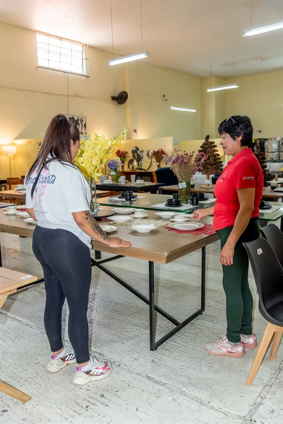 Organizando productos en el Bazar