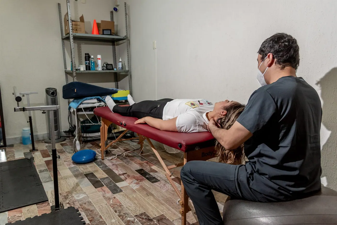 Consulta médica en la Clínica Cáritas