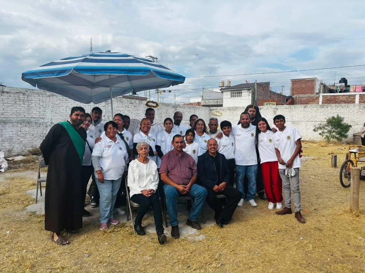 Grupo de agentes de la Cáritas Parroquial Purísima Concepción, León