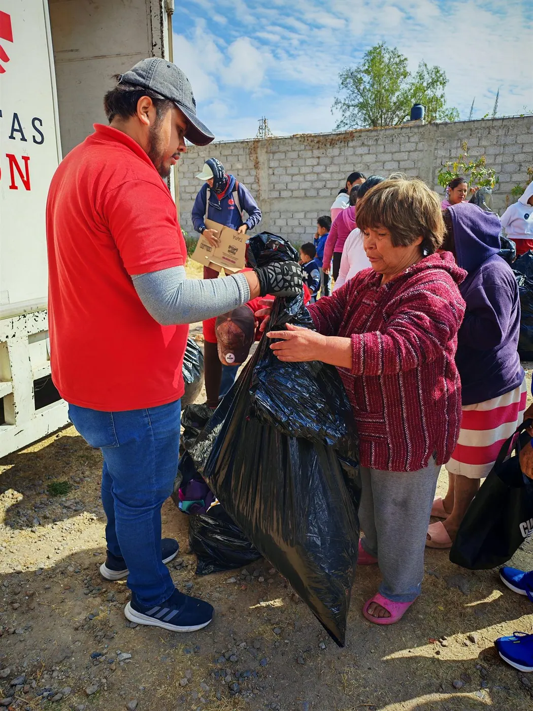 Distribución de apoyos en la Ruta de Amor