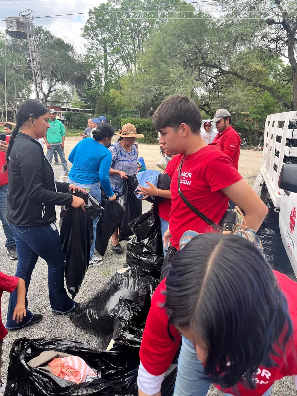 Equipo de Vinculación en actividad